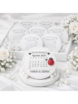 Düğün Nikah Nişan Söz Kına Için Magnet Kişiye Özel 25 Adettir No 90