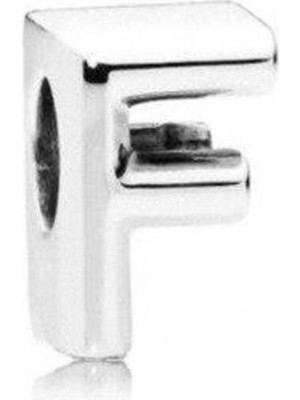 Kumi Bileklik Ve Kolye Için Harf Gümüş Kaplama Charm