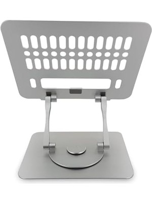 Skygo Tablet Bilgisayar Uyumlu Stant Açısı Ayarlanabilir Tutucu Tok Alüminyum iPad Air Uyumlu Kare TABAN%100 Tok Alüminyum Alaşımlı Katlanır PH09