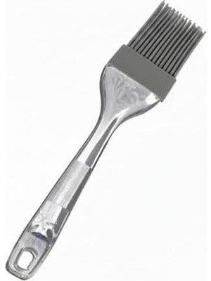 Skygo Silikon Fırça, Mutfak Kullanımı Için Şeffaf Pilastik Saplı Askılı (1, Gri)