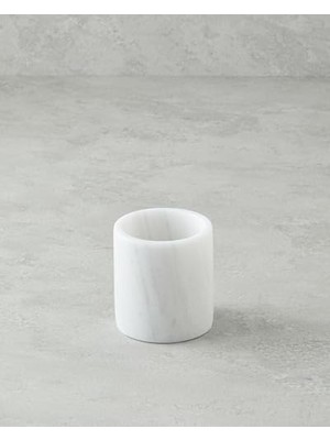 Skygo Medusa Mermer Tekli Dış Fırçalık Beyaz