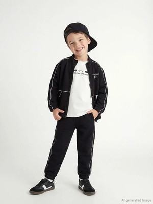 LC Waikiki Siyah Erkek Çocuk Eşofman Takım 3 Lü  (S6)