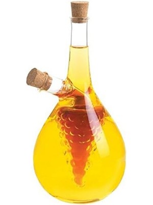 Skygo Eleton Mutfak Kutusu Sirke ve Yağ Şişesi, Biberlik Grape Cluster