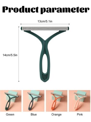 Skygo Silikon Çift Taraflı Elbise Tiftik ve Tüy Toparlayıcı Kazak Hırka Halı Plastik Kumaş Tüy Alma 1 Adet