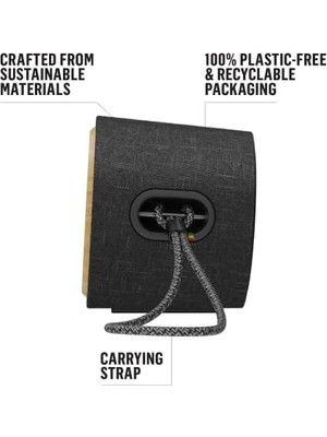 Skygo Get Together 2 Mini Taşınabilir Bluetooth Hoparlör. Sürdürülebilir Malzemelerden Yapılmış Kablosuz Seyahat Hoparlörü, 15 Saat Çalma Süresi, Mikrofon, 20 W Dış Mekan Hoparlörü