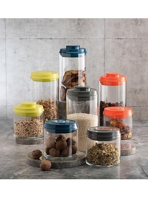 Skygo Zest Click Kavanoz 700CC, Sızdırmaz Kilitli Kapak, Turuncu