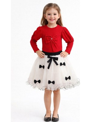 love Kurdeleli Tütülü Beli Lastikli Etek