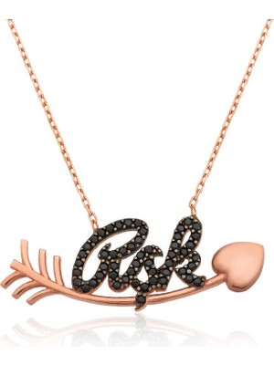 Skygo 925 Ayar Gümüş Kalbe Giden Aşk Kadın Gümüş Kolye