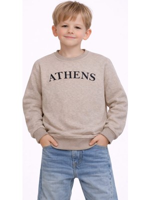 love Yuvarlak Yaka Baskı Detaylı Unisex Sweat