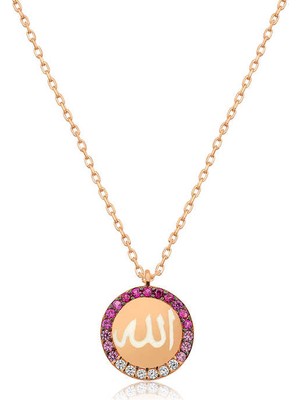 Skygo Gümüş Allah Yazılı Bayan Kolye