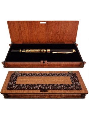 Skygo Osmanlı Tuğralı Metal Kalem Dekoratif Hediyelik