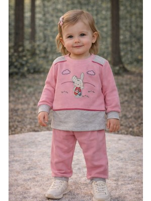 love 2 Iplik Kompak Kumaş Kız Bebek Takım