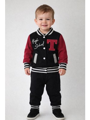 love 3 Iplik Şardonlu Erkek Çocuk Takım