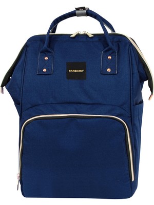 Skygo Çok Amaçlı Anne Bebek Bakım Sırt Çantası Klasik Mavi