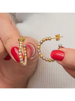 Skygo Gümüş Dorika Kadın Küpe