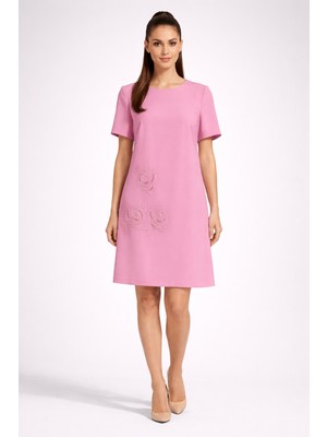 Ekol Nakışlı Elbise 4048