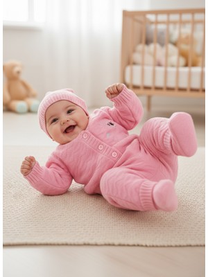 Buufuu Bebek Triko Takım Uzun Kollu 4 Parça Set 0-6 Ay