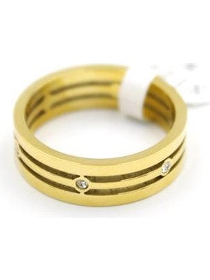 Skygo 6'lı Çelik Yüzük - Altın