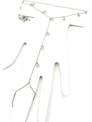 Skygo Taşlı Şahmeran - Gümüş