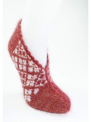 Skygo El Örgüsü Kışlık Şık Kadın Yün Patik D1