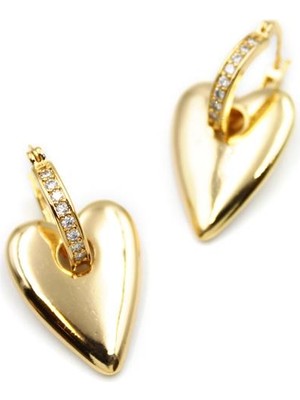 Skygo Kalp Küpe - Altın