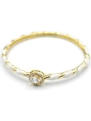 Skygo Mineli Taşlı Bilezik - Beyaz