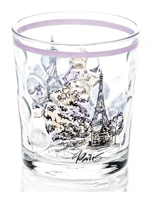 Skygo Meşrubat Bardağı Paris Desenli 1 Adet ROYALEKS-SGM08603