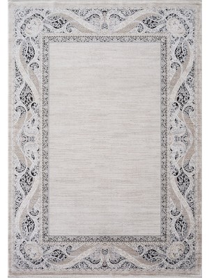 Şimal Klasik Salon Halısı A3553D Gri Bej