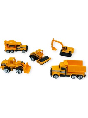 Kuzgun Ticaret Iş Araçları Serisi - Inşaat Araç Seti 5 Parça 7 cm - TH733 (Lisinya)