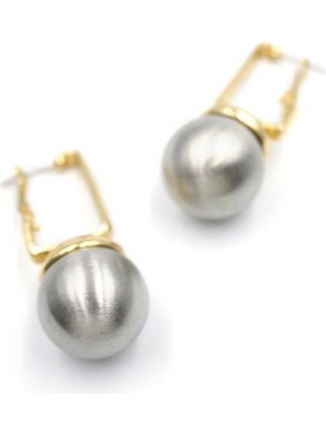 Skygo Top Küpe - Gümüş