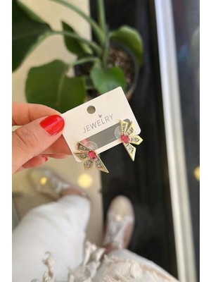 Skygo Çiçek Küpe - Pembe