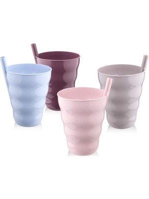 Skygo Poşetli Pipetli 3'lü Bardak Ur 3181