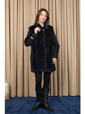 Puane Kadın Peluş Yelek 15238