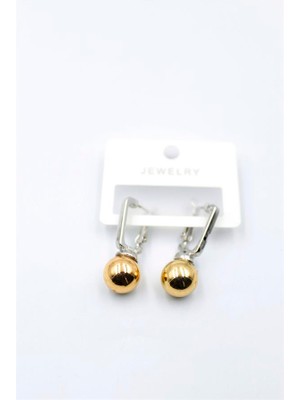 Skygo Top Küpe - Altın