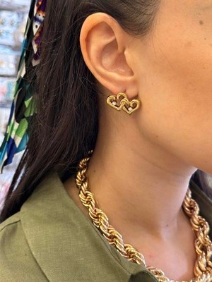 Skygo Kalp Küpe - Altın