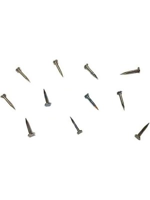 Eco Port Klips, Menteşe, Ayağı Çivisi 9mm Çelik - Nikel 10GR