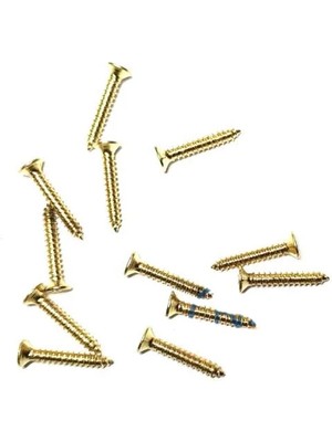 Eco Port Klips, Menteşe, Ayak, Ağaç, Sunta Vidası 2,2X13 mm - Sarı 1000 Adet