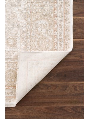 Şimal Klasik Salon Halısı A3547C Bej Bordo