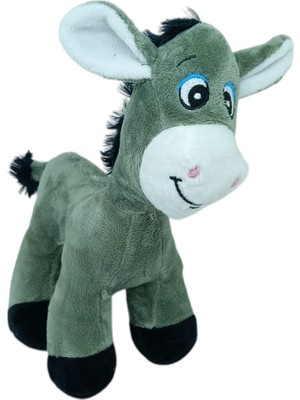 Kuzgun Ticaret Peluş Sevimli Hayvanlar 25 cm - Eşek (Lisinya)