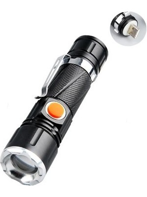 Skygo P50 LED Şarjlı Mıknatıslı USB El Feneri