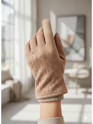 Suyutti Taş Işlemeli Lüks Eldiven