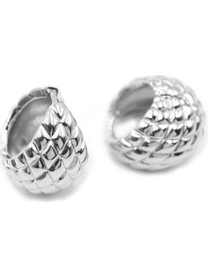 Skygo Top Küpe - Gümüş