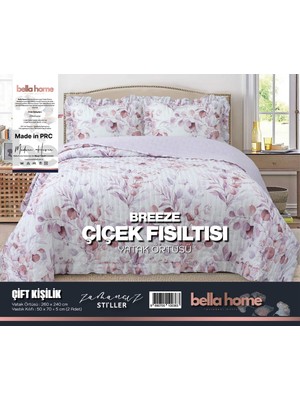 Bella Home Breeze Fırfırlı Çift Kişilik Yatak Örtüsü Seti - 260X240 cm