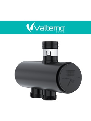 Türkiye Nalbur | Valtemo Siyah Duş Seti Yönlendiricisi Vanası – Push Mode Butonlu