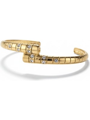 Diva Viva - Aura Antique Serisi - Kadın Çelik Vintage Bileklik - Model 01 (KOD-413)