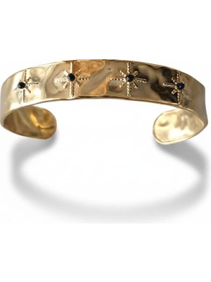 Diva Viva - Aura Antique Serisi - Kadın Çelik Vintage Bileklik - Model 02 (KOD-414)