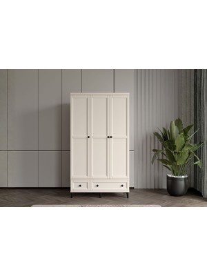 Doressa Duns Moon 3 Kapılı Gardırop