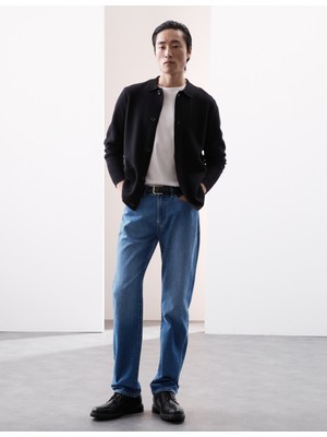 Marks & Spencer Straight Leg Soft Touch Jean