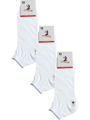 Maruf Shop 3 Lü Paket Büyük Numara Geniş Kalıp Erkek Patik Çorap 44-48