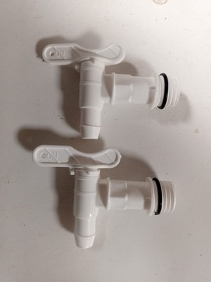 Eminsan 2 Adet - Plastik Musluk – 3/4” Dişli (Bahçe & Sulama Musluğu)